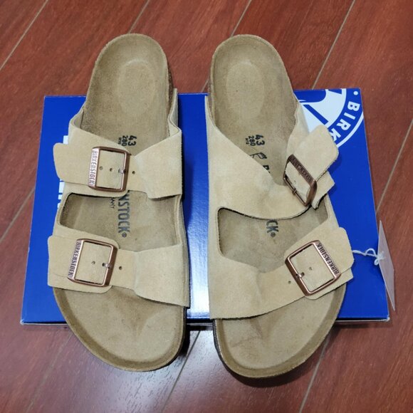 Birkenstock Arizona Suede Leather - Latte Cream - Picture 3 of 7